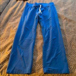 Figs Livingston royal blue scrub pant Tall M